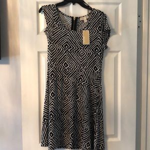 Black and white dress